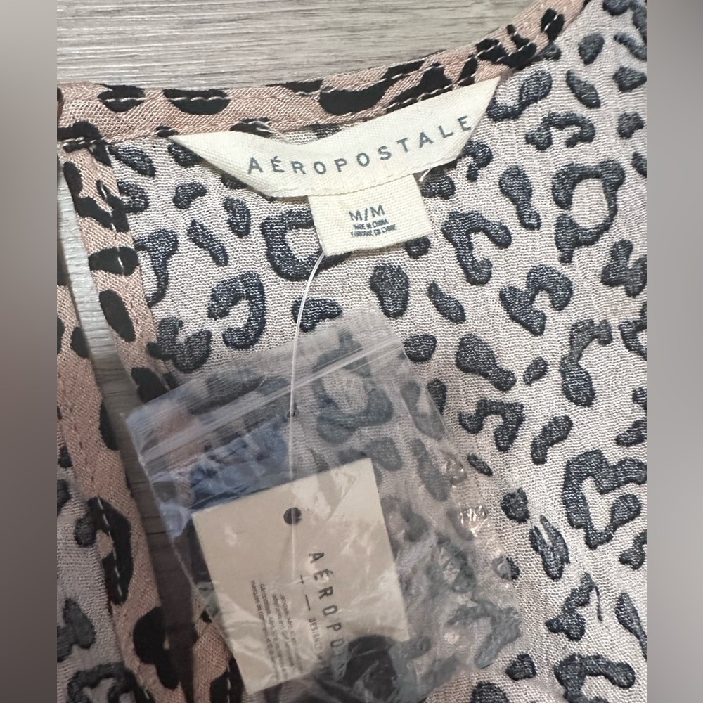 NWT Aeropostale Leopard M Dress - Picture 4 of 4